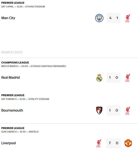 LFC 2022-23 March-April