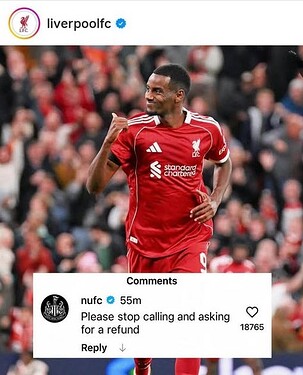 NUFC trolling L'pool