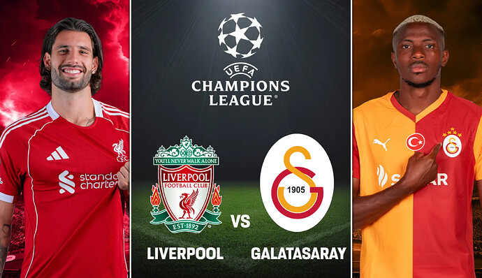 Liverpool FC v Galatasaray (Round of 16, UCL 2026)